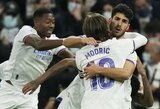 „Real“ klubas įvykusiame Madrido derbyje pranoko „Atletico“ futbolininkus 
