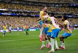 Ancelotti atskleidė, kada Neymaras būtų pasirodęs aikštelėje prieš japonus, Martinelli sunkiai rinko žodžius apie pergalingą įvartį
