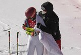 M.Shiffrin Pekino olimpiadą paliko tuščiomis: iki medalio trūko tik akimirkos