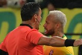 Pasaulio čempionato atrankoje – Neymaro konfliktas su teisėju, rezultatyvus perdavimas ir Brazilijos pergalė prieš kolumbiečius