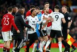 FA taurės ketvirtfinalyje – 2 išvaryti „Fulham“ žaidėjai ir „Man Utd“ pergalė