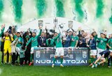 „Miniją“ sutriuškinęs „Kauno Žalgiris“ pirmą kartą klubo istorijoje laimėjo LFF taurę