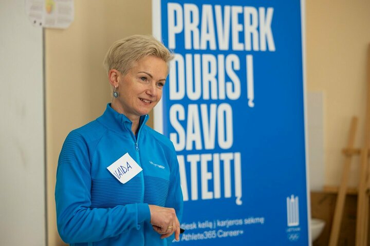 Dvikryptės karjeros lektorė Mačianskienė: „Sportininkai gali daugiau, nei patys įsivaizduoja“