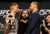 D.Poirier ir J.Gaethje stojo į akistatą: tarp jų buvo ir J.Masvidalis