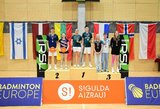 Lietuvos badmintonininkai Latvijoje iškovojo net 4 aukso medalius iš 5 galimų