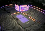 „WTA Finals“ turnyre – akis badančios pustuštės tribūnos ir C.Garcios pergalė prieš vietinių sirgalių numylėtinę