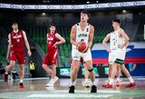 Juzėno benefisas pažymėtas triuškinančia Lietuvos rinktinės pergale