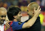 J.Guardiola: „Esu skolingas L.Messi gerą butelį vyno“