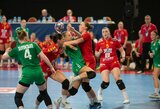Arti pergalės buvusi Lietuvos merginų rankinio rinktinė iškovojo pirmą tašką Europos čempionate