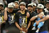 Įspūdingai spurtavusi „Warriors“ tapo NBA čempione