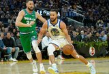„Warriors“ metė trigubai daugiau tritaškių už „Mavericks“ ir pasiekė pergalę