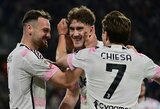 „Juventus“ Italijos futbolo taurės pirmose pusfinalio rungtynėse įgijo 2 įvarčių pranašumą