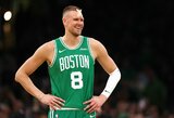 Bostone – prakirsta Porzingio kakta ir antroji „Celtics“ pergalė