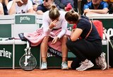 Netikėtą pralaimėjimą patyrusi S.Halep atsivėrė apie mačo metu patirtą panikos ataką