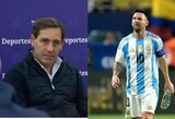 L.Messi atsiprašyti raginęs Argentinos sporto viceministras buvo atleistas šalies prezidento