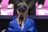 Ukrainos tenisininkė kreipėsi į WTA: prašė nubausti 16-metę rusę dėl jos veiksmų socialiniame tinkle