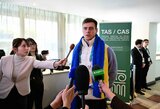Dėl „atminimo šalmo“ diskvalifikuotas ukrainietis baigė savo kalbą Sporto arbitražo teisme: „Čia nėra laimingos pabaigos“
