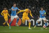 R.Lewandowskis pagerino L.Messi rekordą, tačiau „Barcelona“ rungtynes su „Napoli“ baigė lygiosiomis