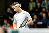 R.Berankis aštuntfinalyje neatsilaikė prieš JAV aukštaūgį