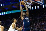 „76ers“ komandai skirta 75 tūkst. dolerių bauda, jos neišvengė ir „Pelicans“