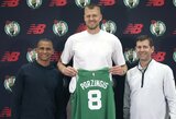 Pasaulio čempionatą praleisiantis K.Porzingis spės prisijungti prie „Celtics“ treniruočių stovyklos