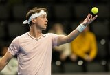 Titulo gynyba baigėsi vos prasidėjusi: R.Berankis pralaimėjo pirmajai turnyro raketei