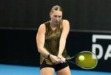 Beprotiškame 4 valandų trukmės finale Andrė Lukošiūtė nusileido pirmajai turnyro raketei