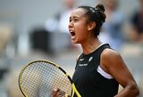 „Roland Garros“ turnyre dužo Baltijos šalių viltys, L.Fernandez nugalėjo Tokijo olimpinę čempionę