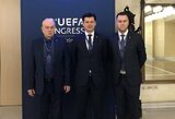 UEFA prezidentu perrinktas A.Čeferinas
