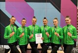 Lietuvos gimnastės Vokietijoje skynė bronzos medalius