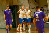 Futsal A lyga: centrinėje dvikovoje – neįtikėtina paskutinių sekundžių atomazga