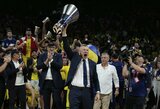 Titulą šeimai ir žmonai skyręs Šarūnas Jasikevičius: „Ji yra mūsų šeimos uola, kuri atlaiko visus mano išprotėjusius draugus“