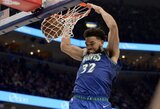 Dominavęs „Timberwolves“ duetas neleido „Grizzlies“ išsaugoti aikštės pranašumo