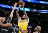 Po traumos grįžęs A.Davisas ir debiutavęs R.Hachimura padėjo „Lakers“ iškovoti pergalę