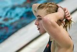 R.Meilutytė antrą kartą per dieną pagerino Lietuvos rekordą ir iškovojo trečią aukso medalį