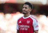 Saliba pasirašė naują kontraktą su „Arsenal“