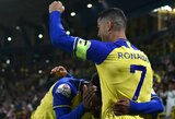 C.Ronaldo per 26 minutes pelnė „hat-tricką“, o „Al-Nassr“ iškovojo triuškinamą pergalę