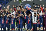 PSG dramatišku stiliumi laimėjo Prancūzijos supertaurę