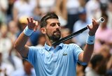Federerio visų laikų rekordą pakartojęs Djokovičius turėjo problemų su mėšlungio kankintu varžovu