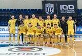 Lietuvos vyrų futsal rinktinė sužais dvejas kontrolines rungtynes Latvijoje