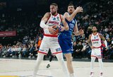 „Baskonia“ neatsilaikė prieš LeDay ir Mirotičiaus dueto traukiamą „AX Armani“ klubą