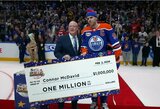 NHL „Visų žvaigždžių“ savaitgalyje – nušvilptas rusas, 1 mln. JAV dolerių laimėjęs C.McDavidas ir A.Matthewso komandos triumfas