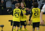 „Borussia“ rungtynių pabaigoje išplėšė pergalę, „Bayer“ patyrė pralaimėjimą 