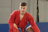 Pasaulio jaunimo sambo čempionate Kasparavičius liko per žingsnį nuo medalio