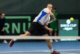 V.Gaubui ATP „Challenger“ turnyre Turkijoje nepavyko pateikti staigmenos