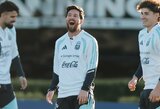 Lionelis Messi sudalyvavo paskutinėje savo treniruotėje Argentinos rinktinės gretose