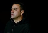 Xavi atsakė, ar liks „Barcelonoje“, jei katalonai iškovos Čempionų lygos titulą