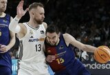 „Real“ ir vėl šventė pergalę prieš „Barceloną“ bei ACB lygoje padarė tai, ko dar niekam nėra pavykę