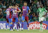 „Barcelona“ 94-ąją minutę išplėšė pergalę prieš „Real Betis“ futbolininkus