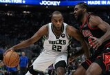 „Bucks“ serijai prieš „Bulls“ prarado Kh.Middletoną